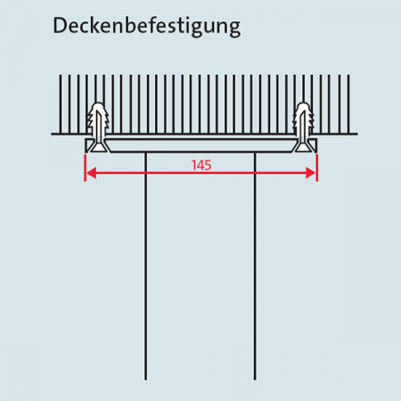 Novus TSS845D S�ule f�r Boden- oder Deckenbefestigung