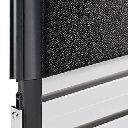 Novus Schreibtisch Trennwand Slatwall Visio Element 80