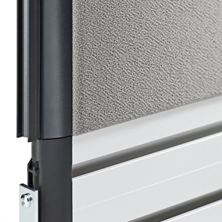 Novus Schreibtisch Trennwand Slatwall Visio Element 80