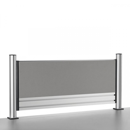 Novus Schreibtisch Trennwand Slatwall Visio 80