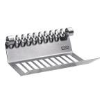 Novus Perfora Line CD 10 fach Halter f�r Schreibtisch Trennw�nde