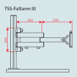 Novus Monitor Schwenkarm TSS Faltarm III